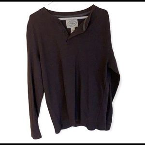 St. John’s Bay, two button sweater, xl